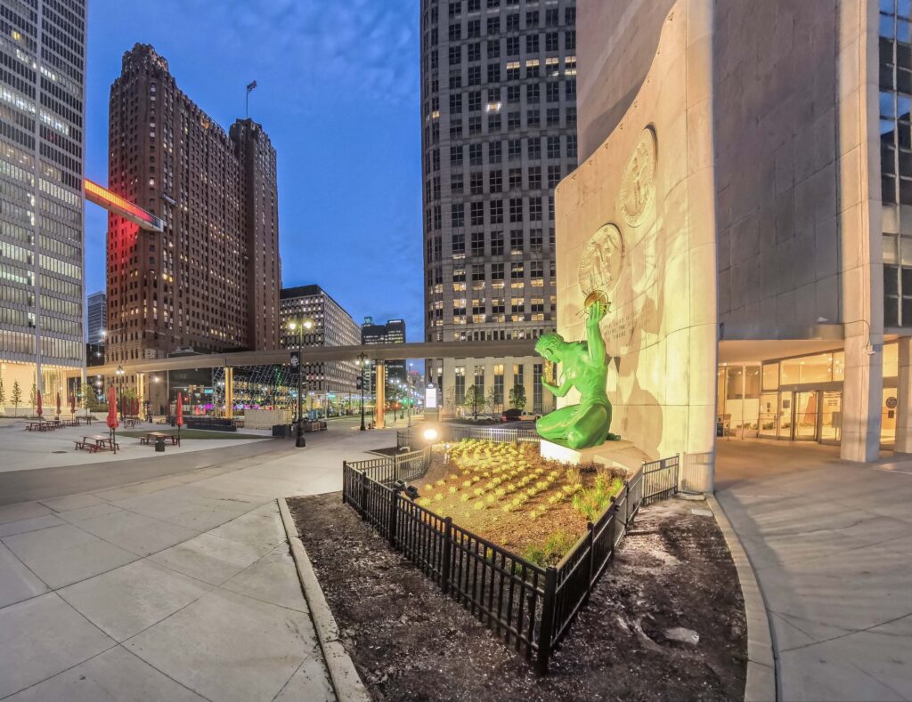 Spirit of Detroit Wall Art Detroit Michigan